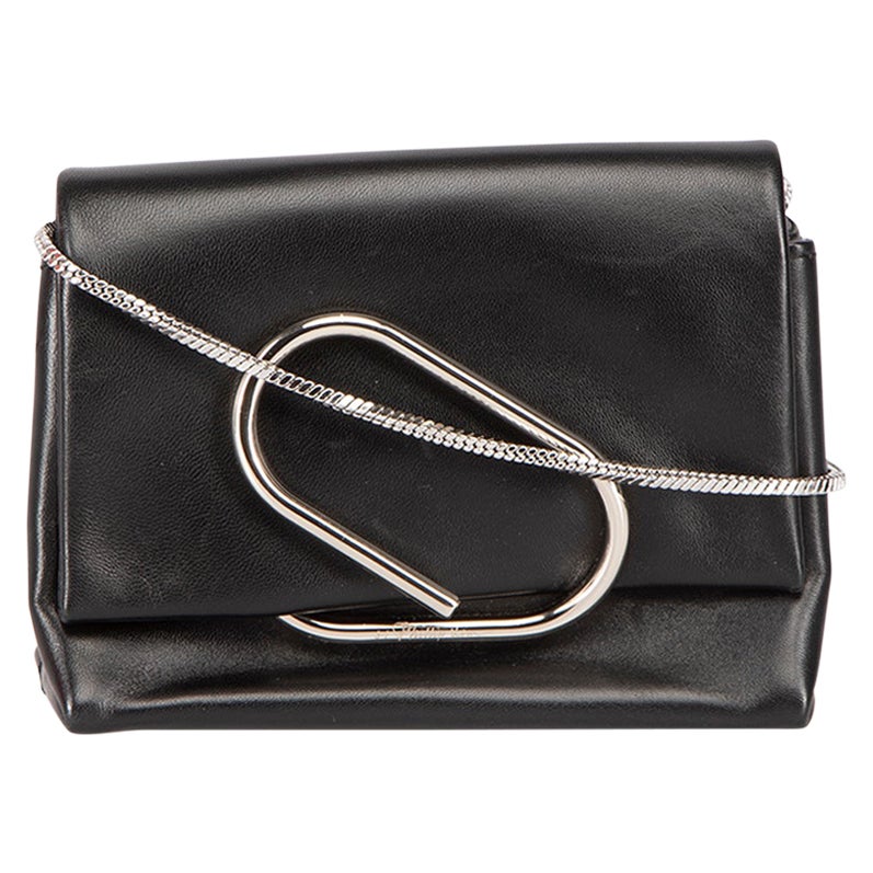 3.1 Phillip Lim Black Leather Alix Mirco Bag For Sale
