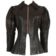 Vintage Ossie Clark 'Rocker' leather jacket, circa 1966
