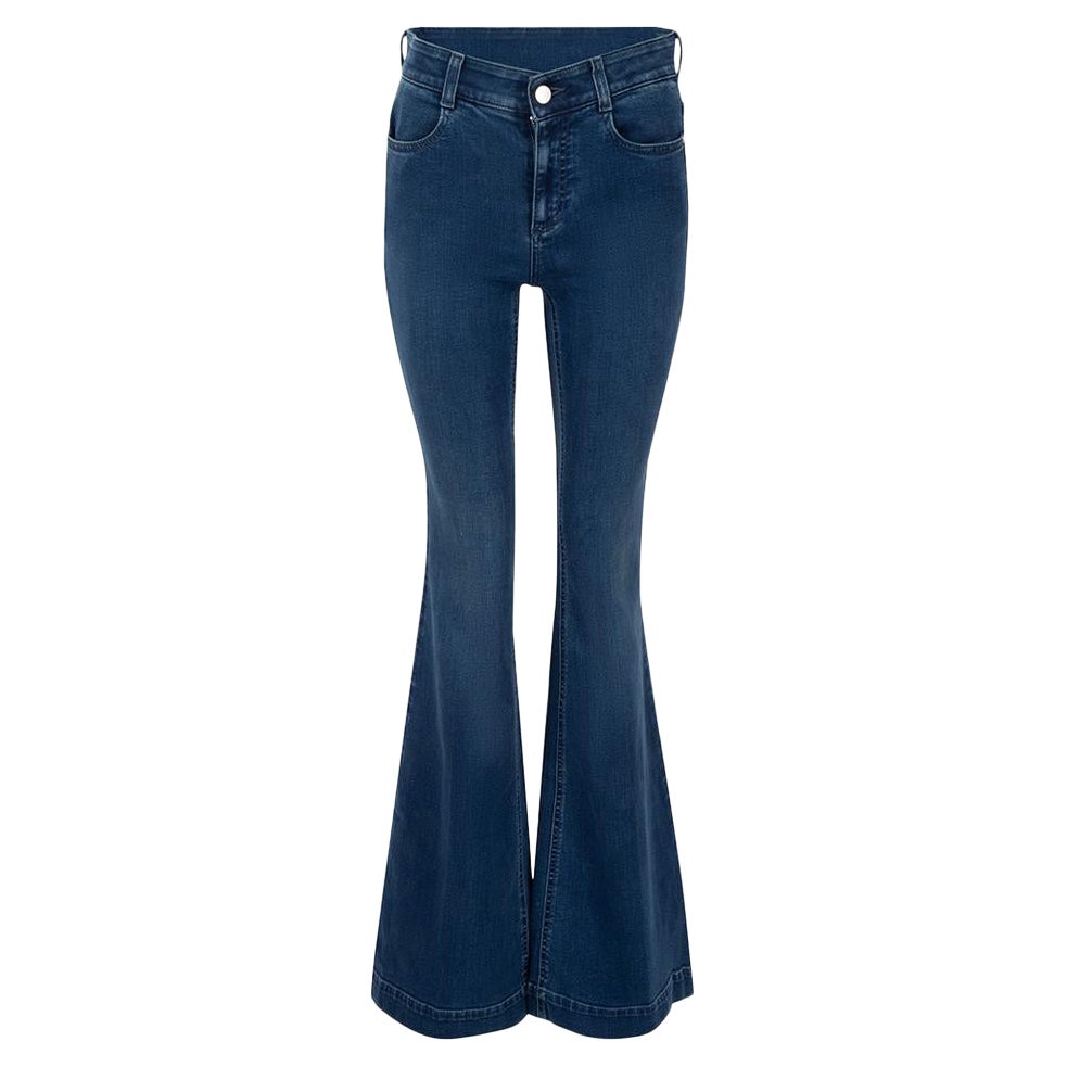 Stella McCartney Blue Mid-Rise Bootcut Jeans Size M