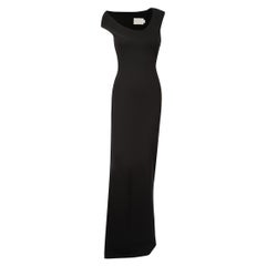 Solace London Black Sleeveless Side Slit Dress Size XXS