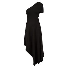 Rosetta Getty Black Asymmetric Maxi Dress Size XS