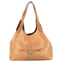 Mulberry Vintage Brown Leather Slouch Hanover Bag