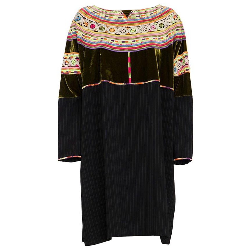 JEAN PAUL GAULTIER FW 10 Tunic with Multicolor Embroidery