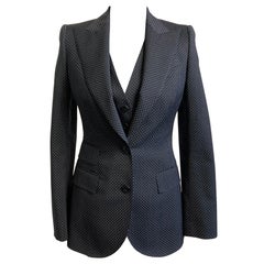Dolce and Gabbana dots jacket + vest set.