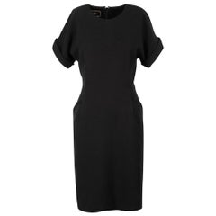By Malene Birger Black Knee-Length Dress Size XS