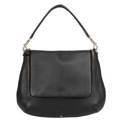 Anya Hindmarch Black Leather Vere Slouchy Bag