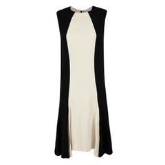 Stella McCartney Monochrome ärmelloses Kniekleid Größe XS