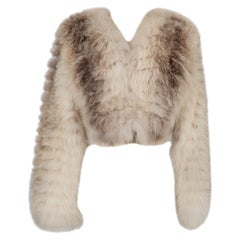 Christian Dior Fox Fur Jacket with Silk Lining, 2003