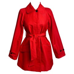 Dolce and Gabbana Red trench coat