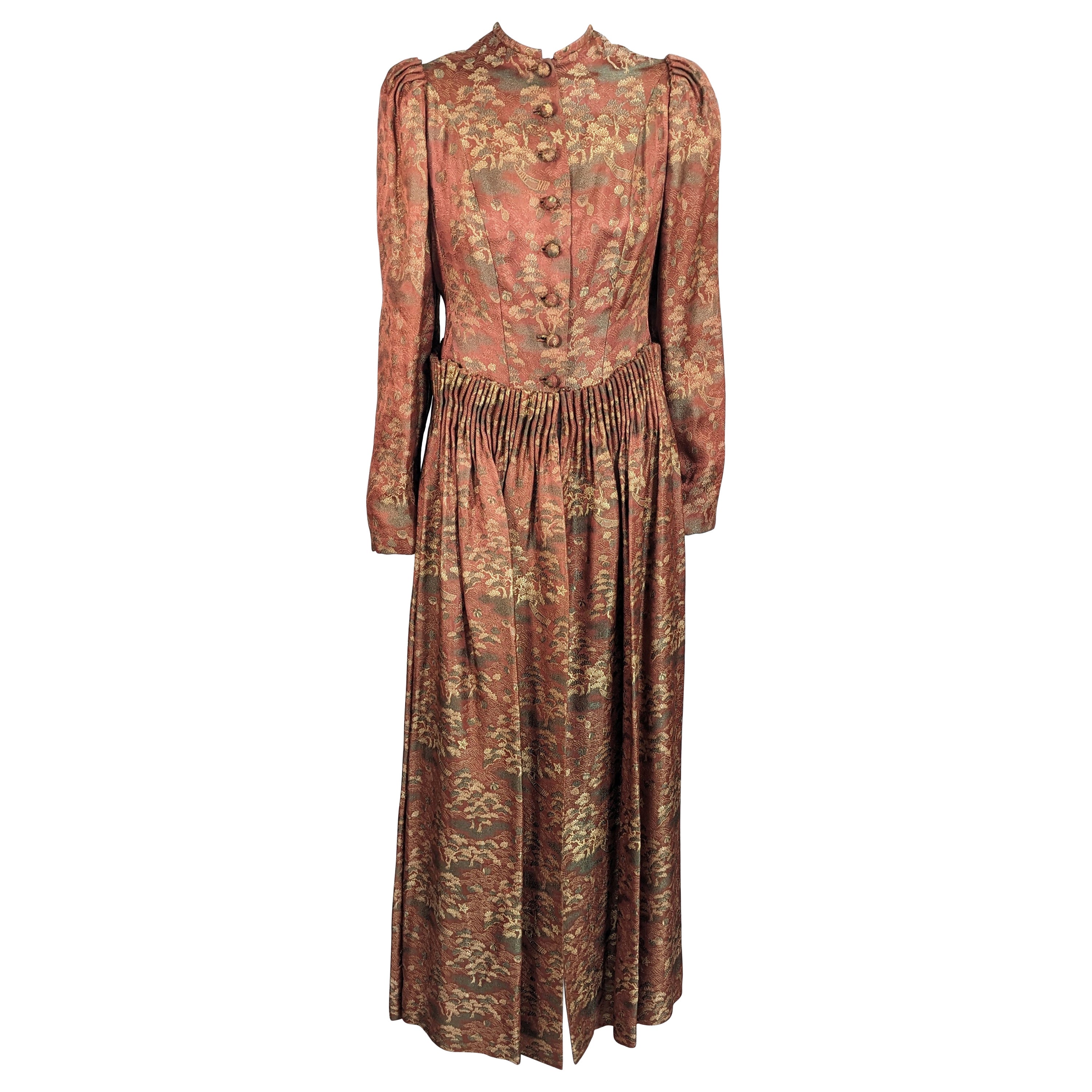 Art Deco Chinoiserie Evening Coat For Sale