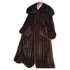 Brand New Christian Dior Demi Buff Mink Fur Swing Coat (Size 24 2XL))