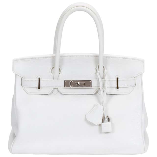 Hermès 30cm White Togo Birkin Bag at 1stDibs
