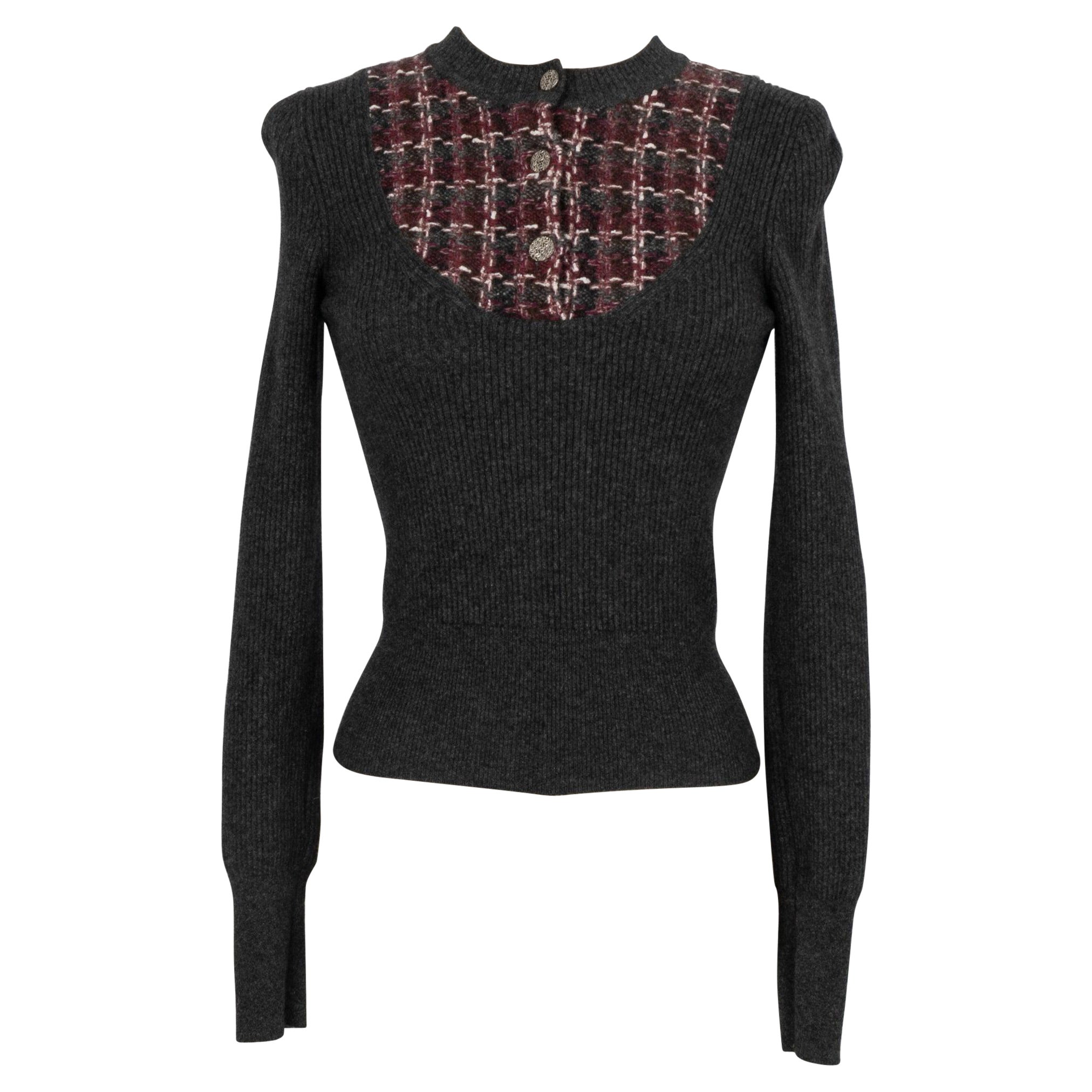 Chanel Cashmere and Wool Sweater Fall, 2007 For Sale