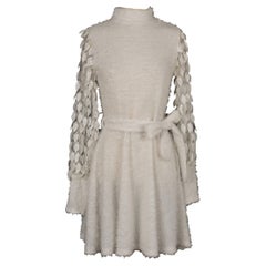 Balenciaga White Cotton Dress Size M