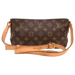 Louis Vuitton Trotteur Monogram Canvas Shoulder Pochette Bag