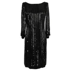 Vintage Yves Saint Laurent Silk Mid-Length Dress, 1998