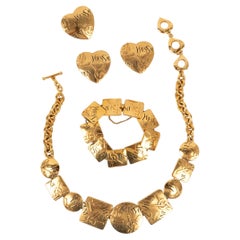 Yves Saint Laurent Golden Jewelry Set