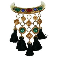 Christian Lacroix Vintage Rare Ethnic Inspired Torque Necklace 9