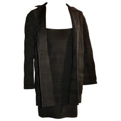 Retro Celine Paris Black Dress and Jacket