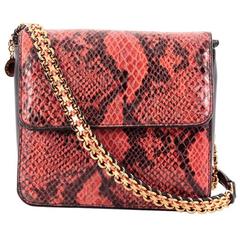 Stella McCartney Grace Crossbody Bag Faux Snakeskin Small