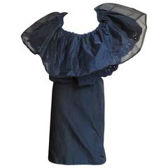 Comme des Garcons 2001 Collection Large Ruffle Collar Dress 4