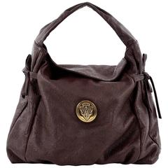 Gucci Hysteria Fold Over Hobo Guccissima Leather Medium