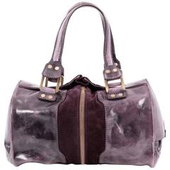 Jimmy Choo Marla Bag Patent Leather and Suede