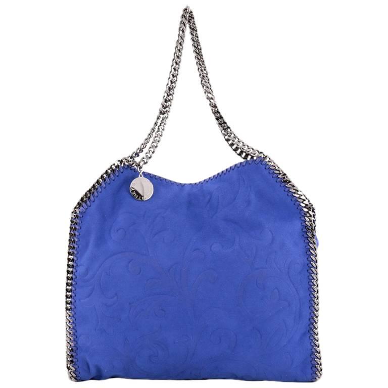 Stella McCartney Falabella Tote Embossed Faux Suede Small
