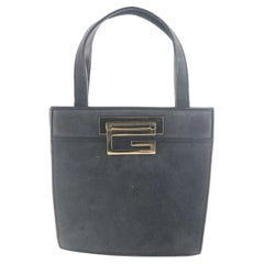 Gucci Tom Ford Era Tote G Logo Turnlock aus Wildleder 1GG1012K