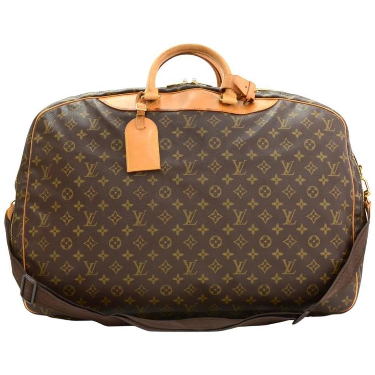 Vintage Louis Vuitton Alize 2 Poches Monogram Canvas Travel Bag +