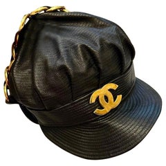 Chanel Vintage 1991 Biker Hat