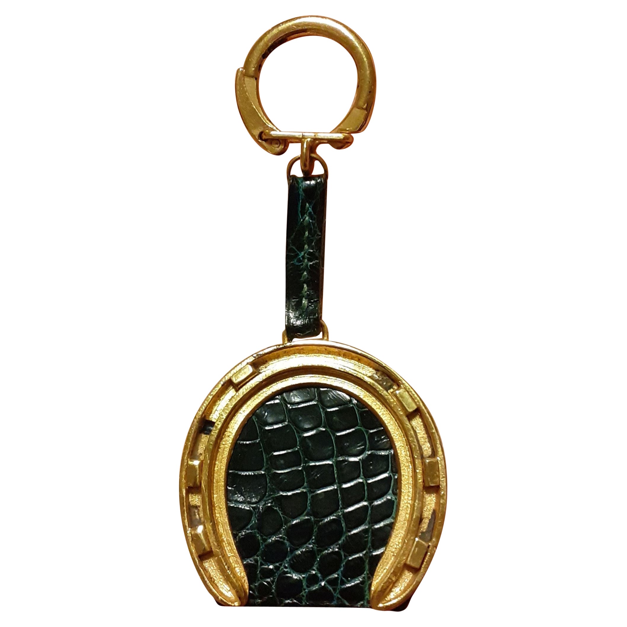 Rare Authentic Hermès Key Ring

Please choose seller shipping for this item

Can be used as key holder or bag charm

In shape of a Horseshoe

Horseshoe is a lucky charm symbol of luck, good fortune, success in business, professional achievement,