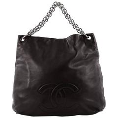 Chanel Soft and Chain Hobo Leather Large