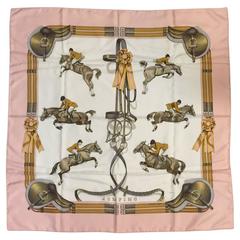 Hermes Jumping Silk Twill Carre By Philippe Ledoux 5