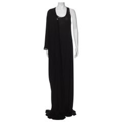 Jean Paul Gaultier Sequin Embellished Silk Long Evening Gown (US6)