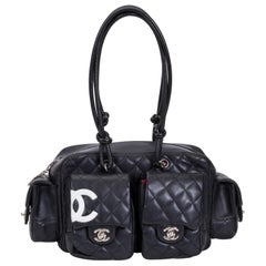 Chanel Black Reporter Shoulder Bag