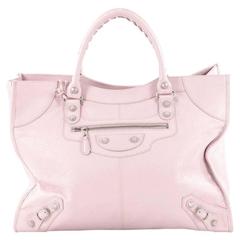 Balenciaga Monday Tote Giant Studs Leather