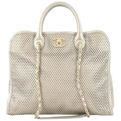 Chanel Up In The Air Convertible Tote Perforated Leather