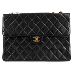 Chanel Quilted Black Leather Timeless Bag, 2000/2002