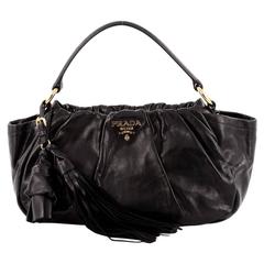 Used Prada Dressy New Look Shoulder Bag Soft Calfskin Medium