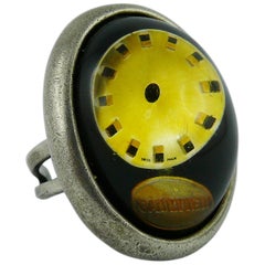 Jean Paul Gaultier Vintage Clock Ring