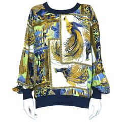 Salvatore Ferragamo Silk Crepe "Sweater" 3