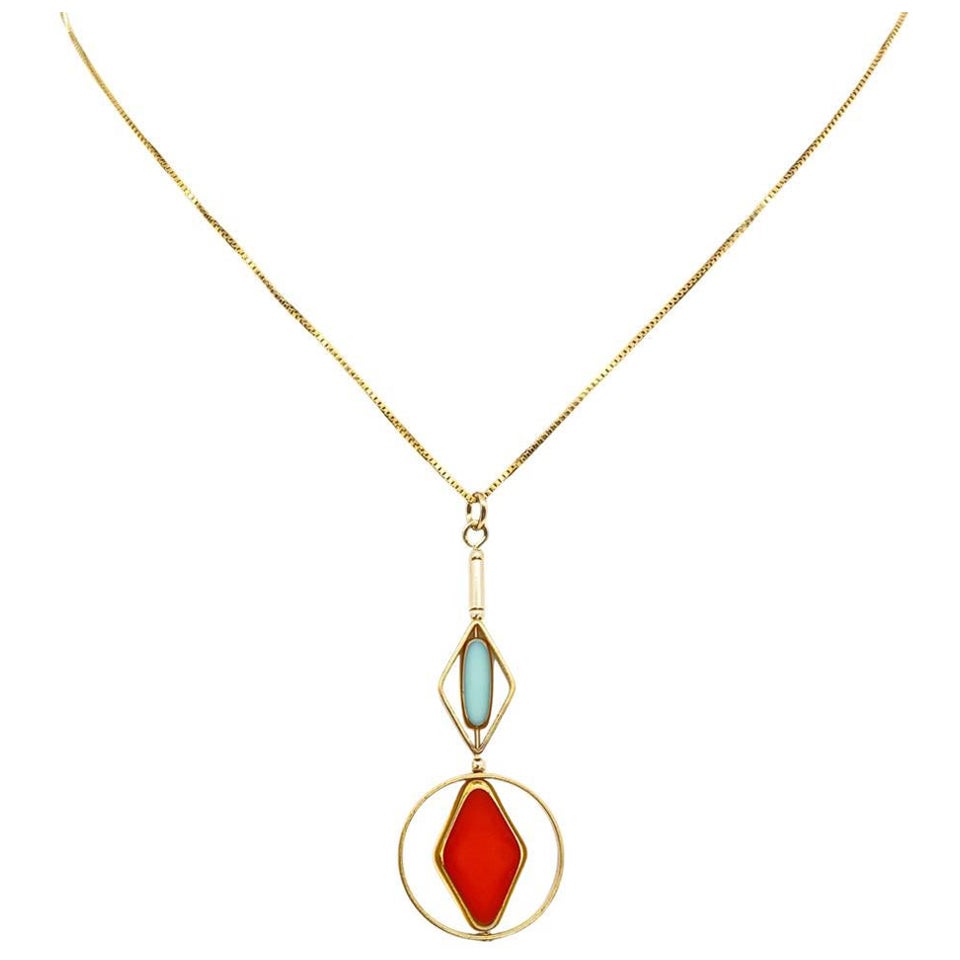 Vintage German Glass Beads, Art 2203N Necklace