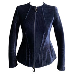 Used Giorgio Armani Blue Elegant Jacket