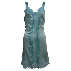 Blumarine light blue silk dress
