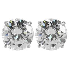 Fabulous Faux 6 Carat Diamond Earclips