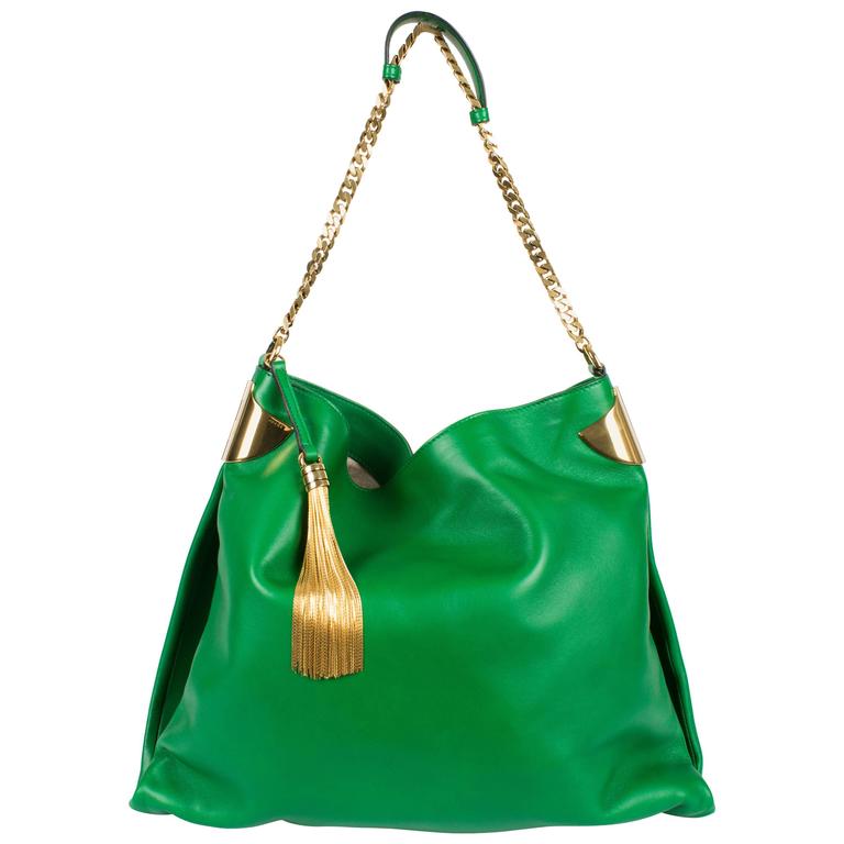 green vintage gucci bag