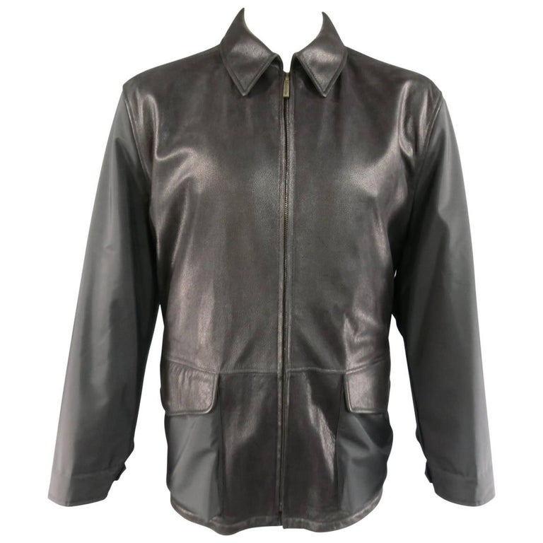 ermenegildo zegna lederjacke