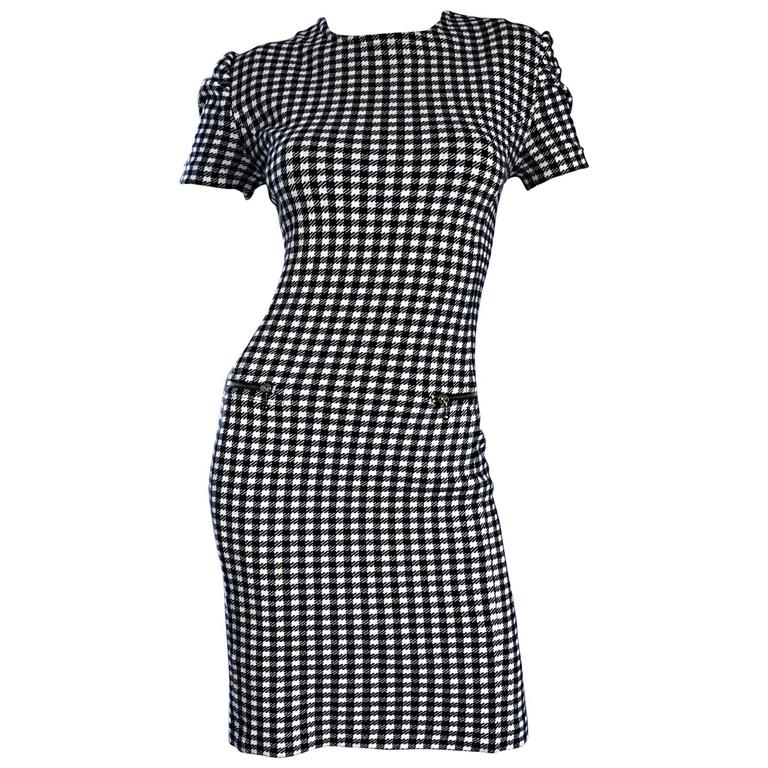 retro checkered outfit