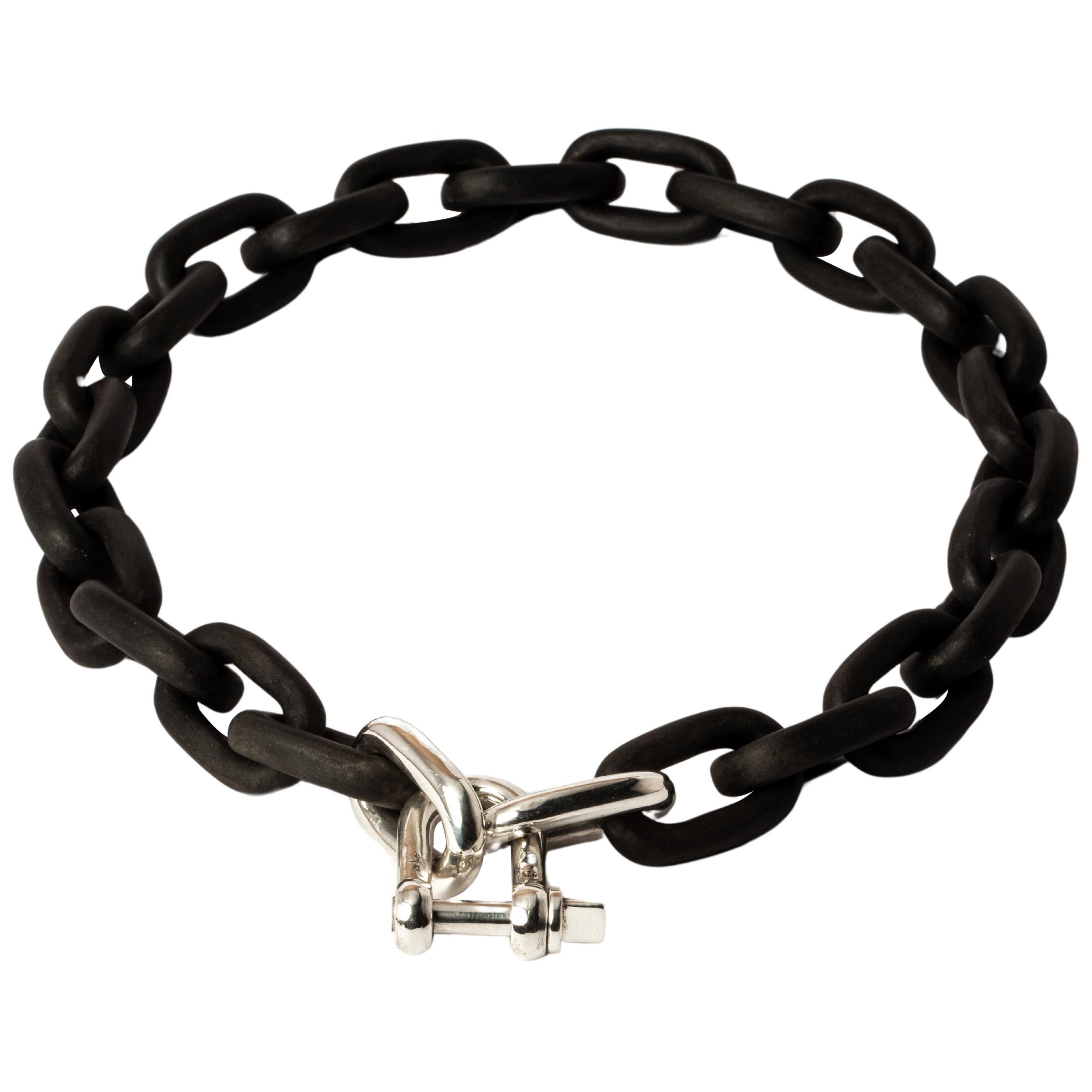 Charm Chain Necklace (50cm, Small links, KU+PA)